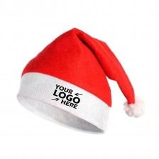 Red Christmas Hat with Ball on Top